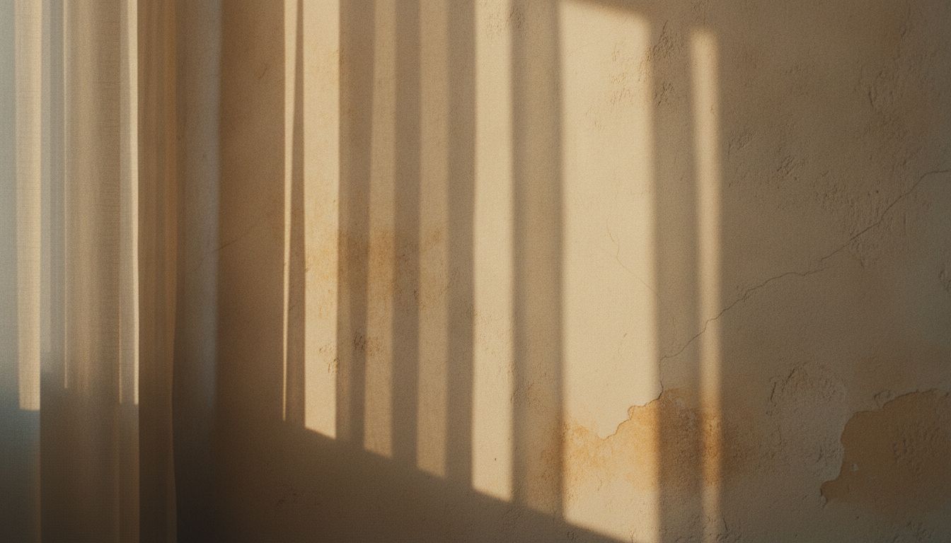Abstract warm interior light and texture